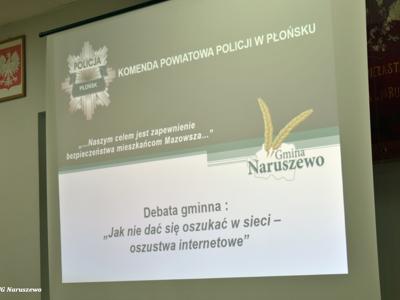 Debata społeczna: „Jak nie dać się oszukać  w sieci – oszustwa internetowe”