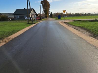 Rozbudowa drogi gminnej w miejscowości Nowy Nacpolsk - odbiór (31.10.2025r.)