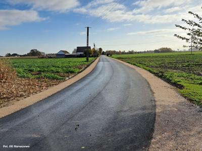 Rozbudowa drogi gminnej w miejscowości Nowy Nacpolsk - odbiór (31.10.2025r.)