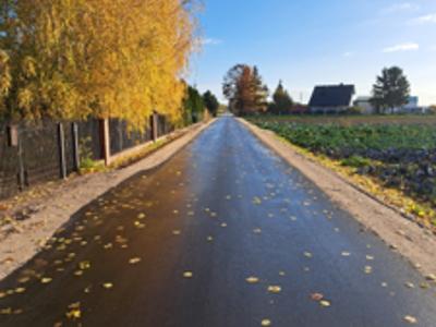 Rozbudowa drogi gminnej w miejscowości Naruszewo - odbiór (31.10.2025r.)