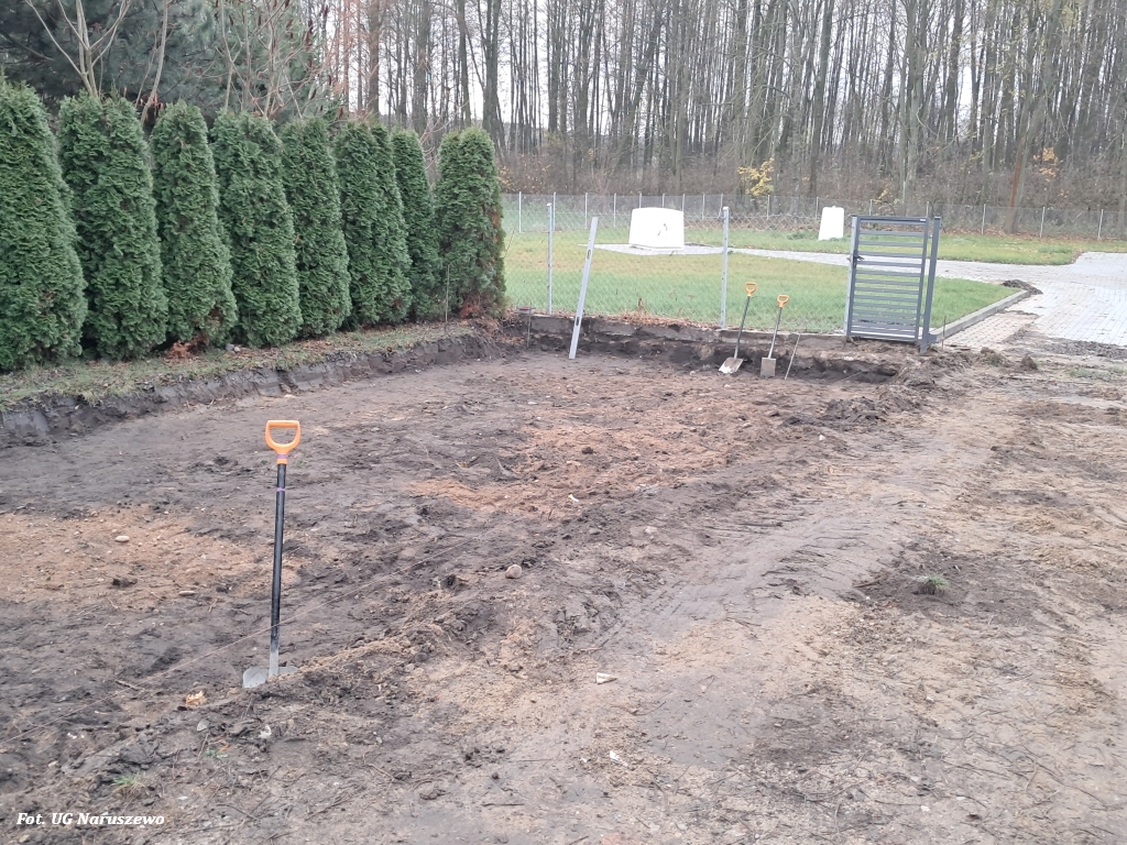 Ulepszenie infrastruktury wodnej wraz z zagospodarowaniem terenu w miejscowości Naruszewo - 18.11.2025r.