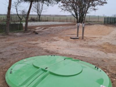 Odbiór prac - Budowa oczyszczalni ścieków sanitarnych na potrzeby budynku przedszkola w Naruszewie 