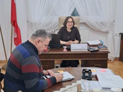 Odbiór prac - Ulepszenie infrastruktury wodnej wraz z zagospodarowaniem terenu w Naruszewie (15.12.2025r.)