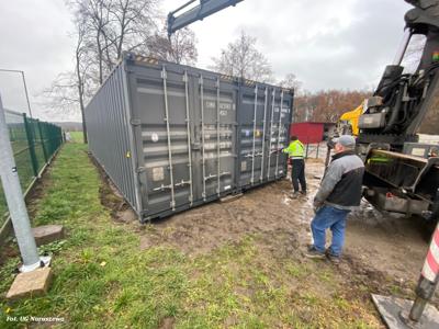Doposażenie magazynu OLiOC gminy Naruszewo