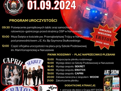 Jubileusz 100-lecia istnienia OSP Naruszewo oraz Piknik Rodzinny