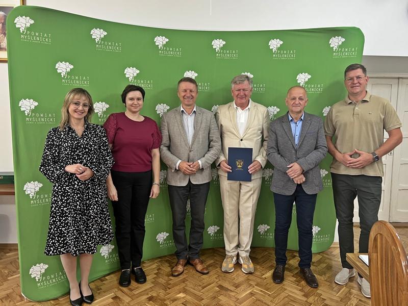 Od lewej: R. Kania, E. Woźniak, J. Tomal, P. Magiera, A. Słonina, K. Ostrowski.