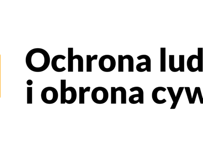 grafika przedstawia logo Ochrony ludności i obrony cywilnej