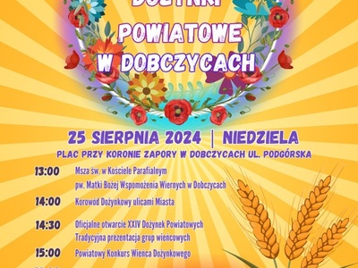 Dożynki Powiatowe już 25 sierpnia!