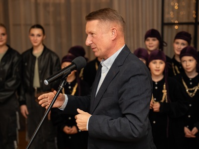 Na zdjęciu Starosta Myślenicki Józef Tomal podczas III Posiedzenia Konwentu Powiatów Województwa Małopolskiego 