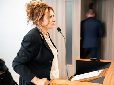 Wystąpienie Małgorzaty Bajer podczas III Posiedzenia Konwentu Powiatów Województwa Małopolskiego