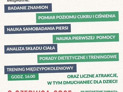Plakat informujący o wydarzeniu, na plakacie widoczne są logo Organizatorów i Partnerów.