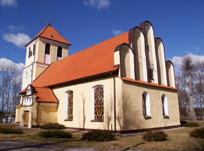Kościół w Rydzewie - copyright by Wojciech Darski „Mazury od środka”