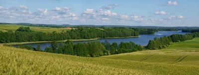 Jezioro Buwełno (panorama) - copyright by Wojciech Darski „Mazury od środka”