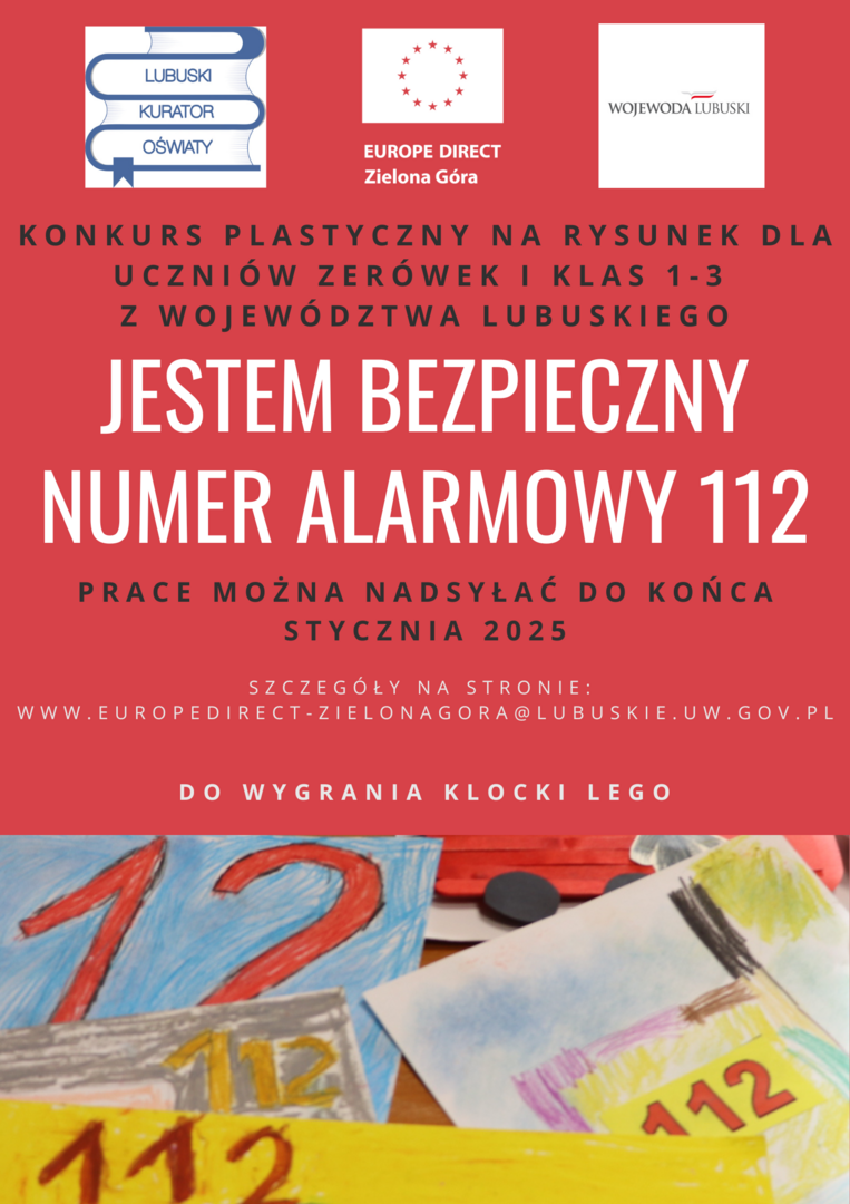 „Jestem bezpieczny. Numer alarmowy 112”