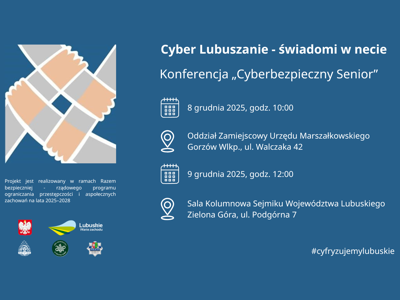 Cyberbezpieczny Senior – konferencje w regionie