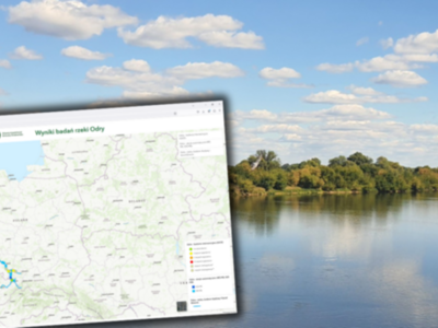 GIOŚ udostępnił interaktywną mapę wyników badań Odry