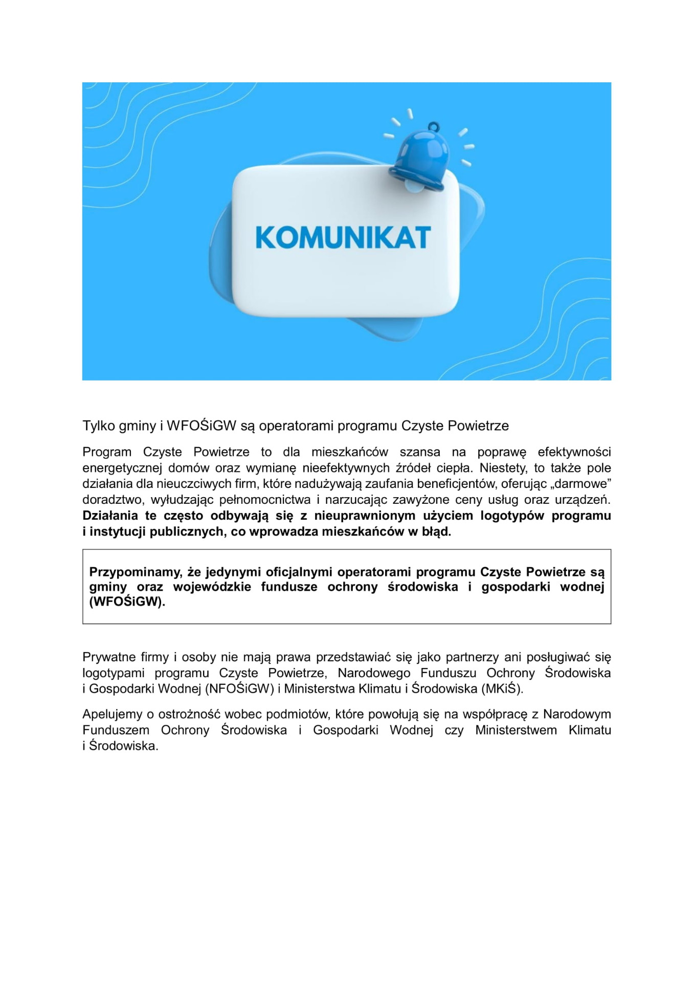 Komunikat