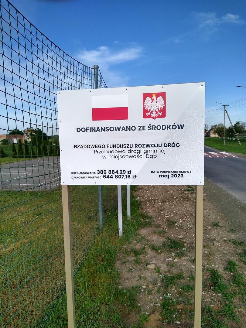Tablica informacyjna.