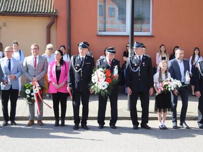Zbiórka przed remizą OSP w Skulsku.