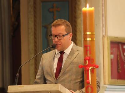 Mszą Św. w kościele parafialnym w Skulsku. 