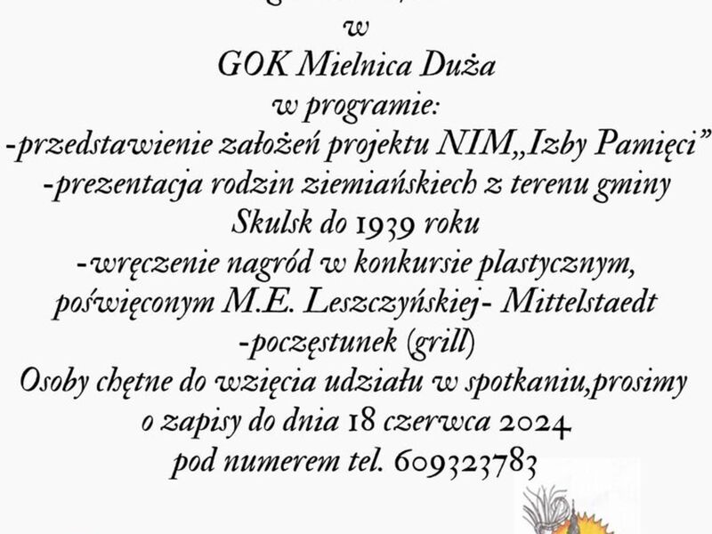 Zaproszenie na spotkanie