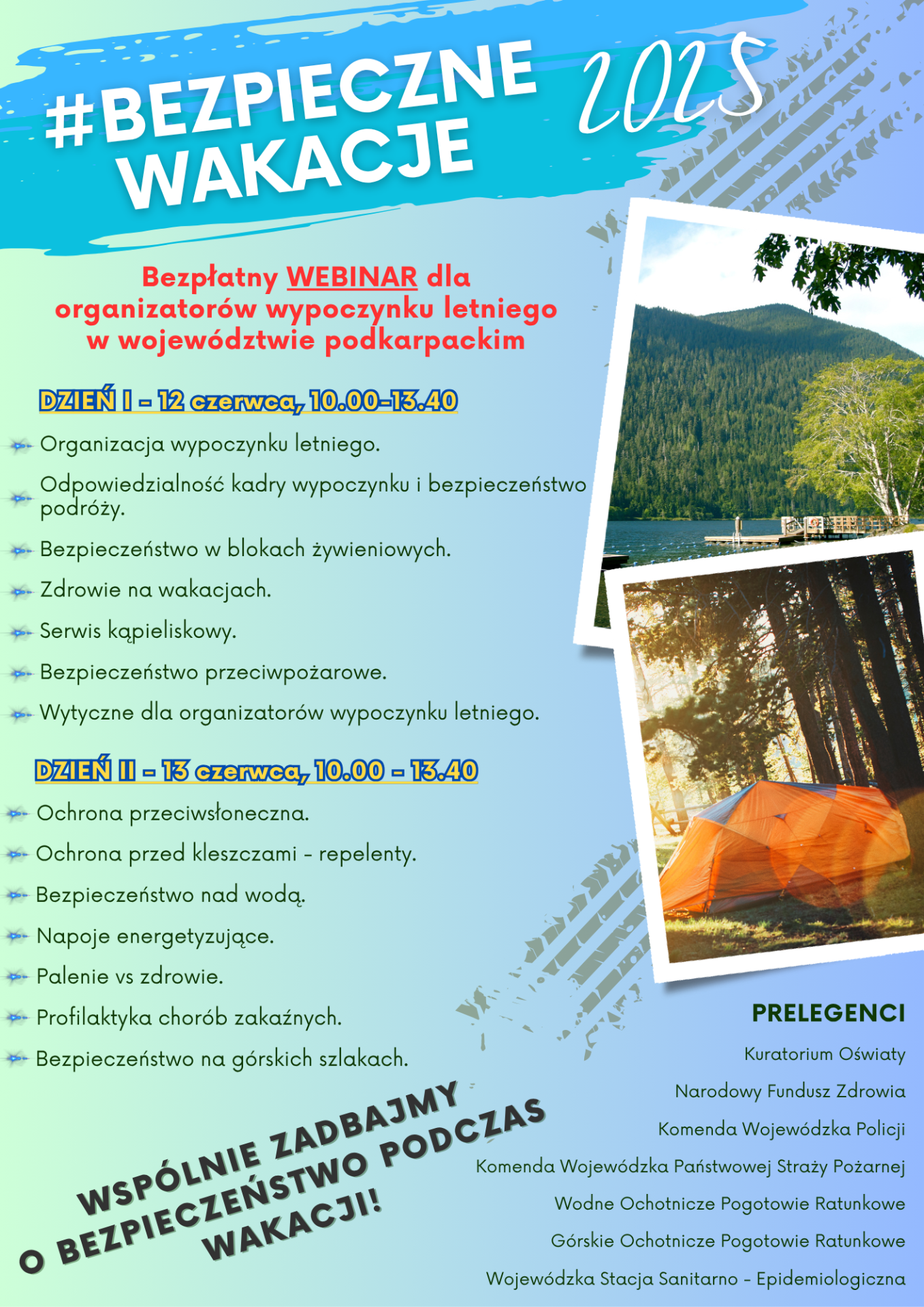 Bezpieczne wakacje
