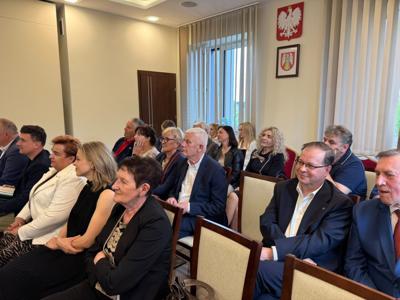 Uroczystej Sesji Rady Gminy Zławieś Wielka z okazji 35-lecia samorządu terytorialnego w Polsce