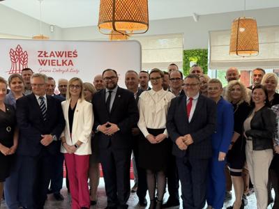 Uroczystej Sesji Rady Gminy Zławieś Wielka z okazji 35-lecia samorządu terytorialnego w Polsce