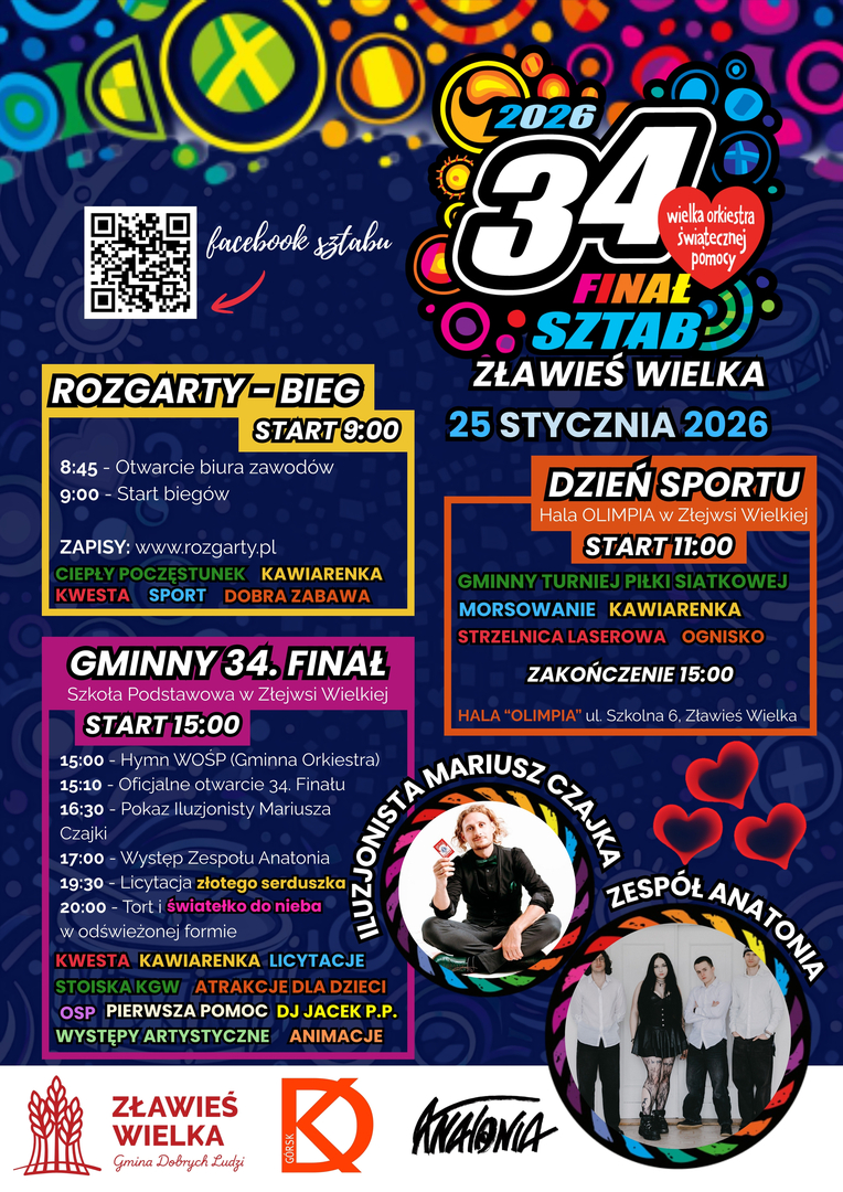 Gminny 34. Finał WOŚP w Złejwsi Wielkiej