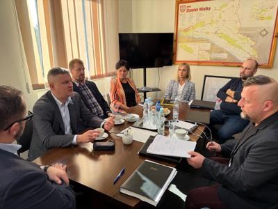 Wizyta przedstawicieli GDDKiA w Urzędzie Gminy w Złejwsi Wielkiej