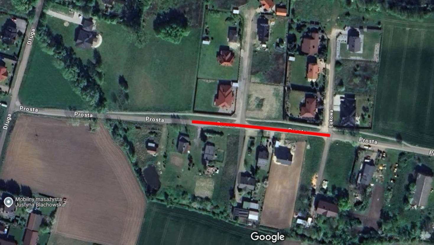mapka robót drogowych