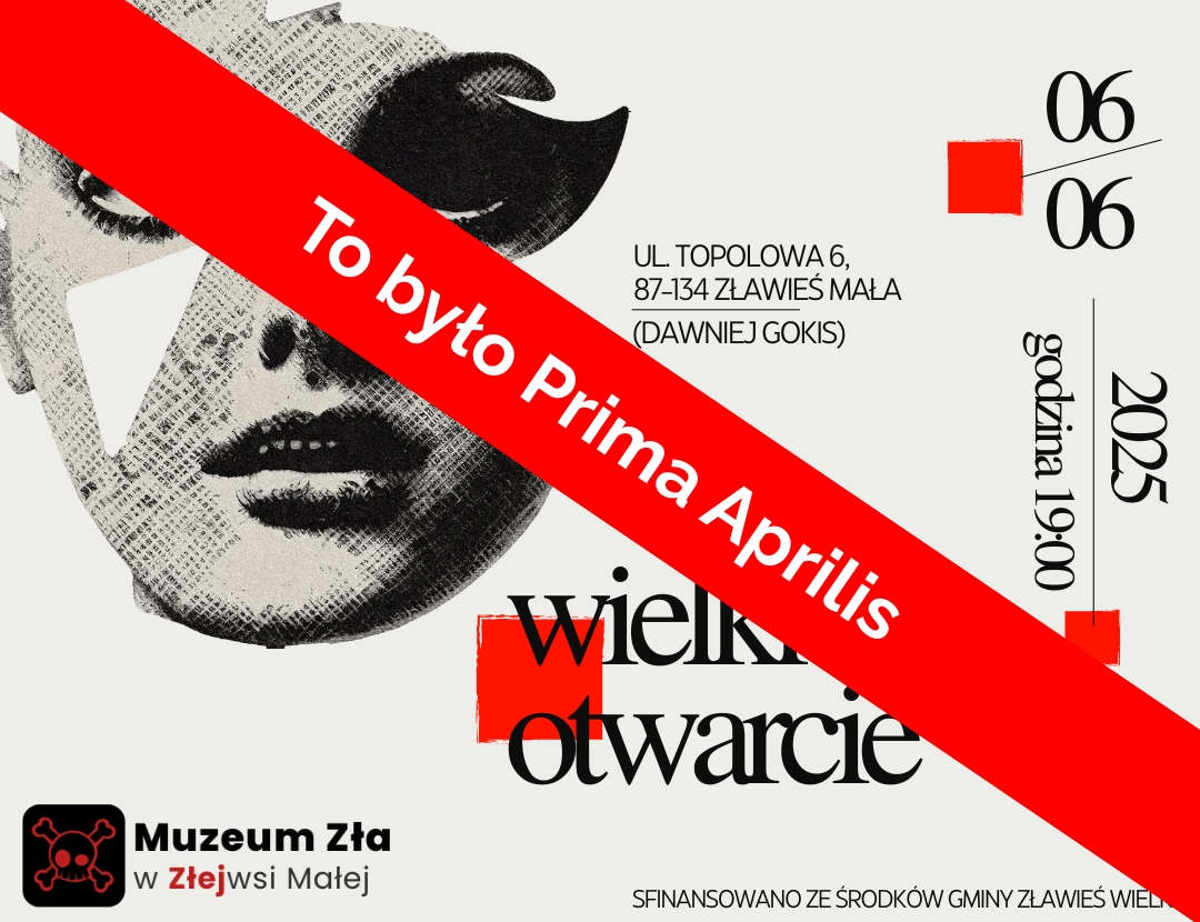 Plakat - Muzeum Zła
