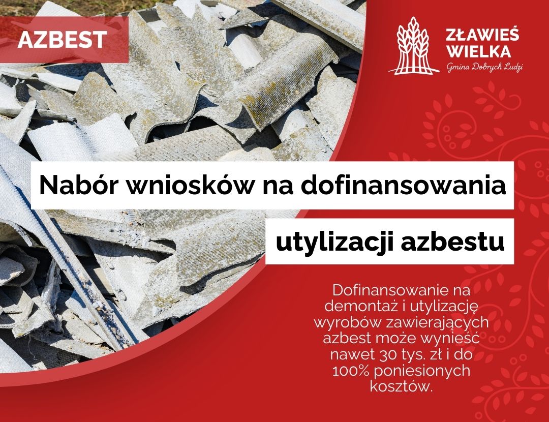 dofinansowania na utylizację azbestu 2025