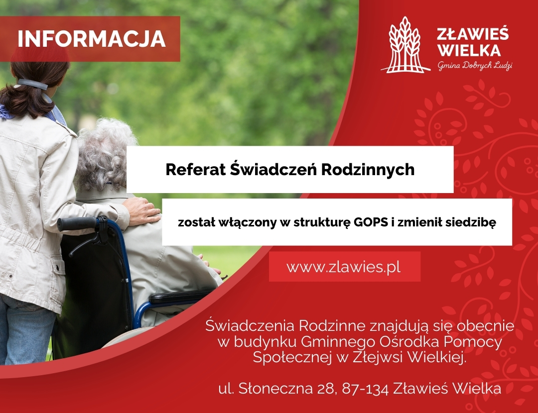 Świadczenia Rodzinne - Informacja