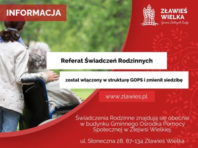 Świadczenia Rodzinne - Informacja