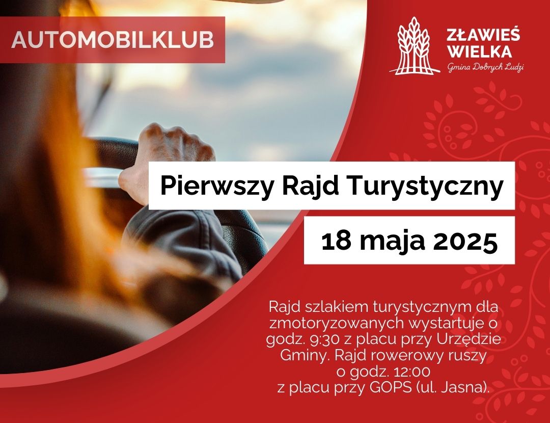 Pierwszy Rajd Turystyczny w Gminie Zławieś Wielka