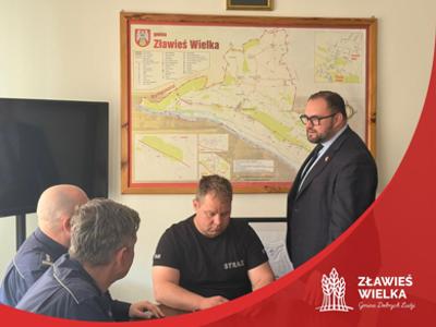 Spotkanie wójta z KMP w Toruniu