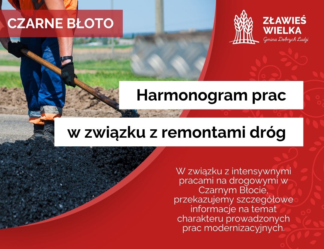 Remonty dróg w Czarnym Błocie