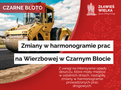 Zmiany w harmonogramie prac