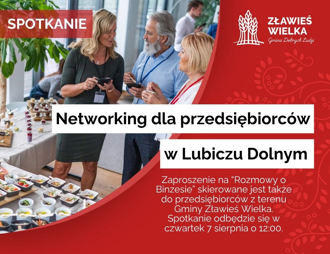 rozmowy o biznesie w Lubiczu dolnym