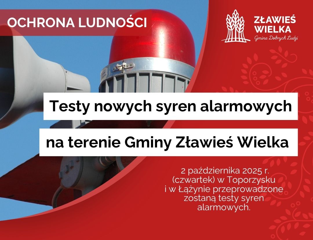 Testy syren alarmowych