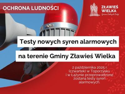Testy syren alarmowych