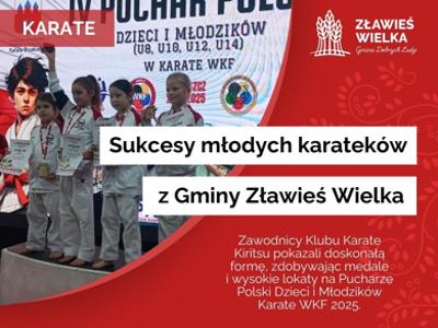 Sukcesy młodych karateków z Gminy Zławieś Wielka