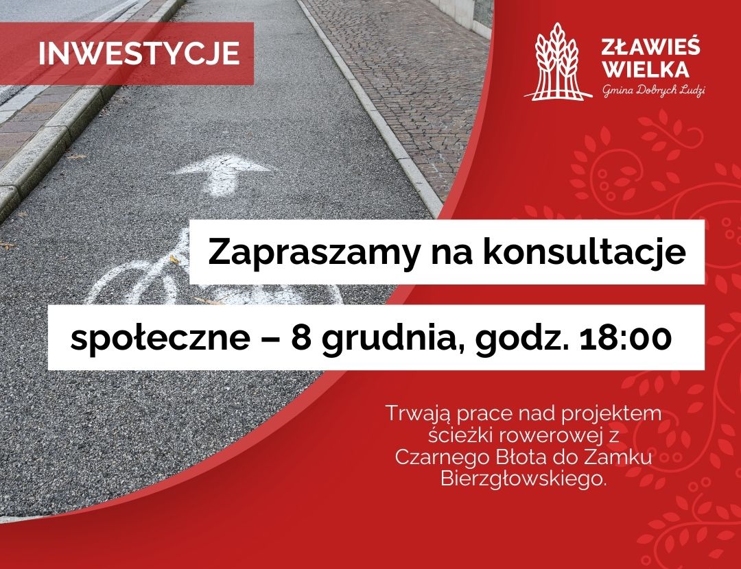 konsultacje społeczne w sprawie ścieżek rowerowych