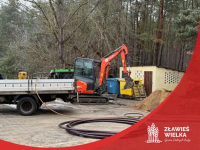Montaż infrastruktury światłowodowej w Złejwsi Wielkiej