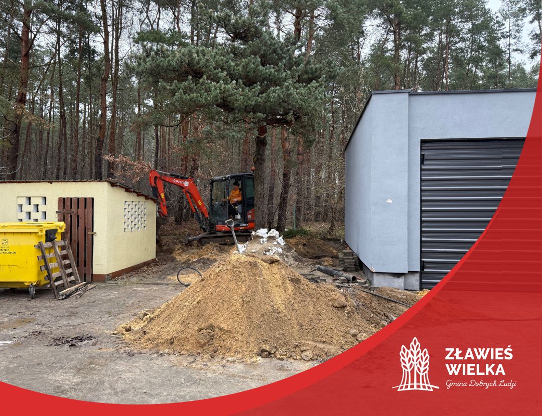 Montaż infrastruktury światłowodowej w Złejwsi Wielkiej