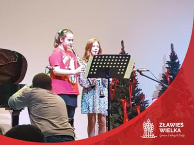 Uczniowie z Górska na konkursie "Świąteczne duety"