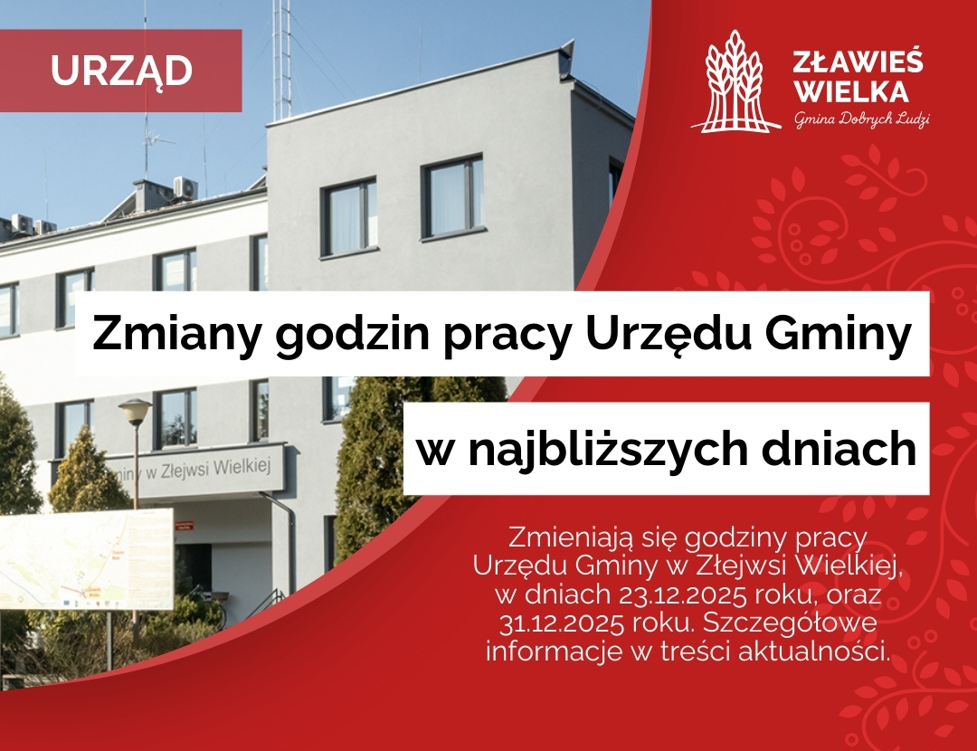 Informacja o godzinach pracy