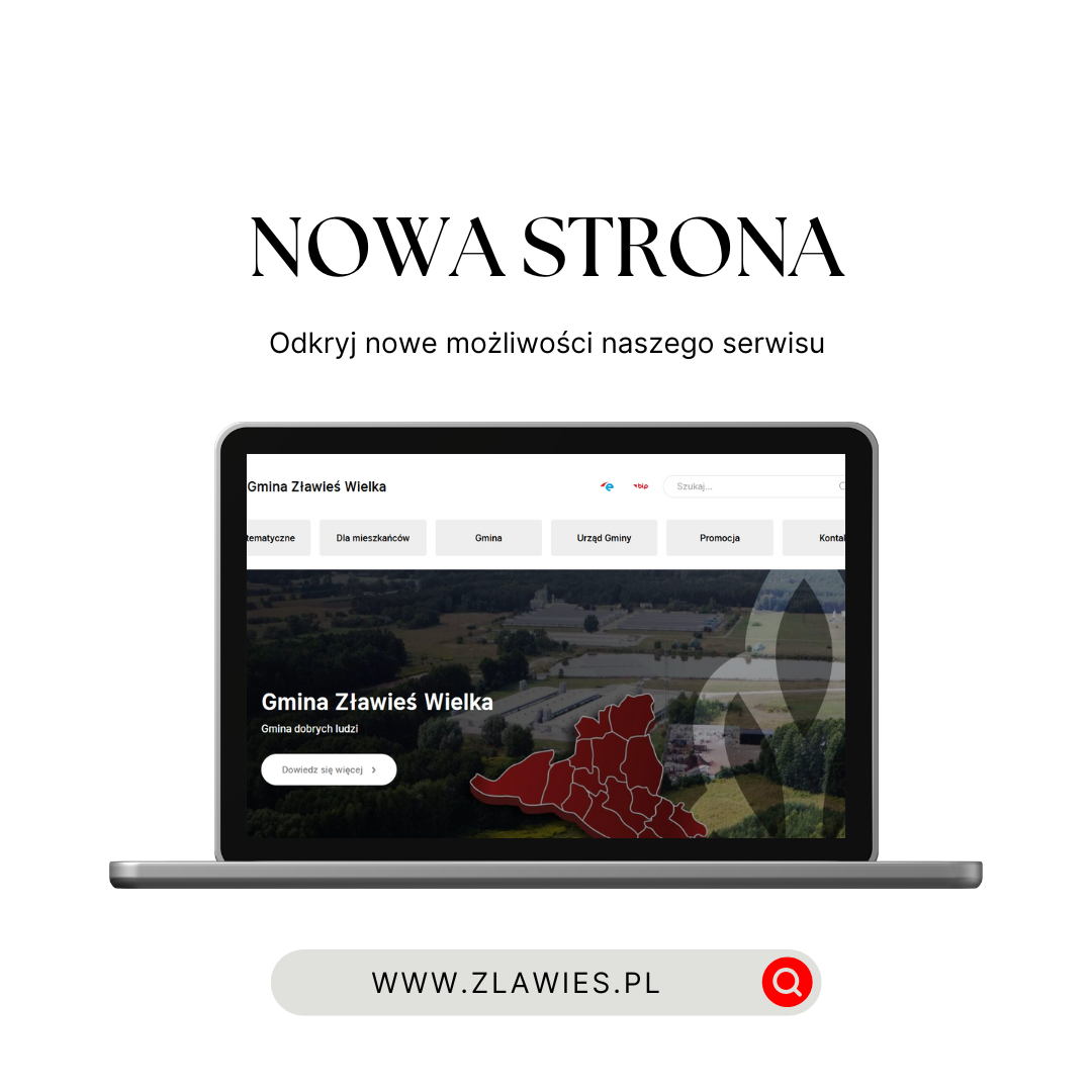 Nowa strona internetowa Gminy Zławieś Wielka