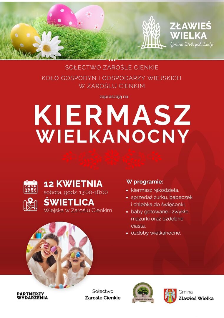 Kiermasz wielkanocny w Zaroślu Cienkim